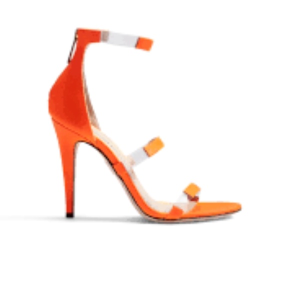 Tamara Mellon neon orange heels - Picture 6 of 8